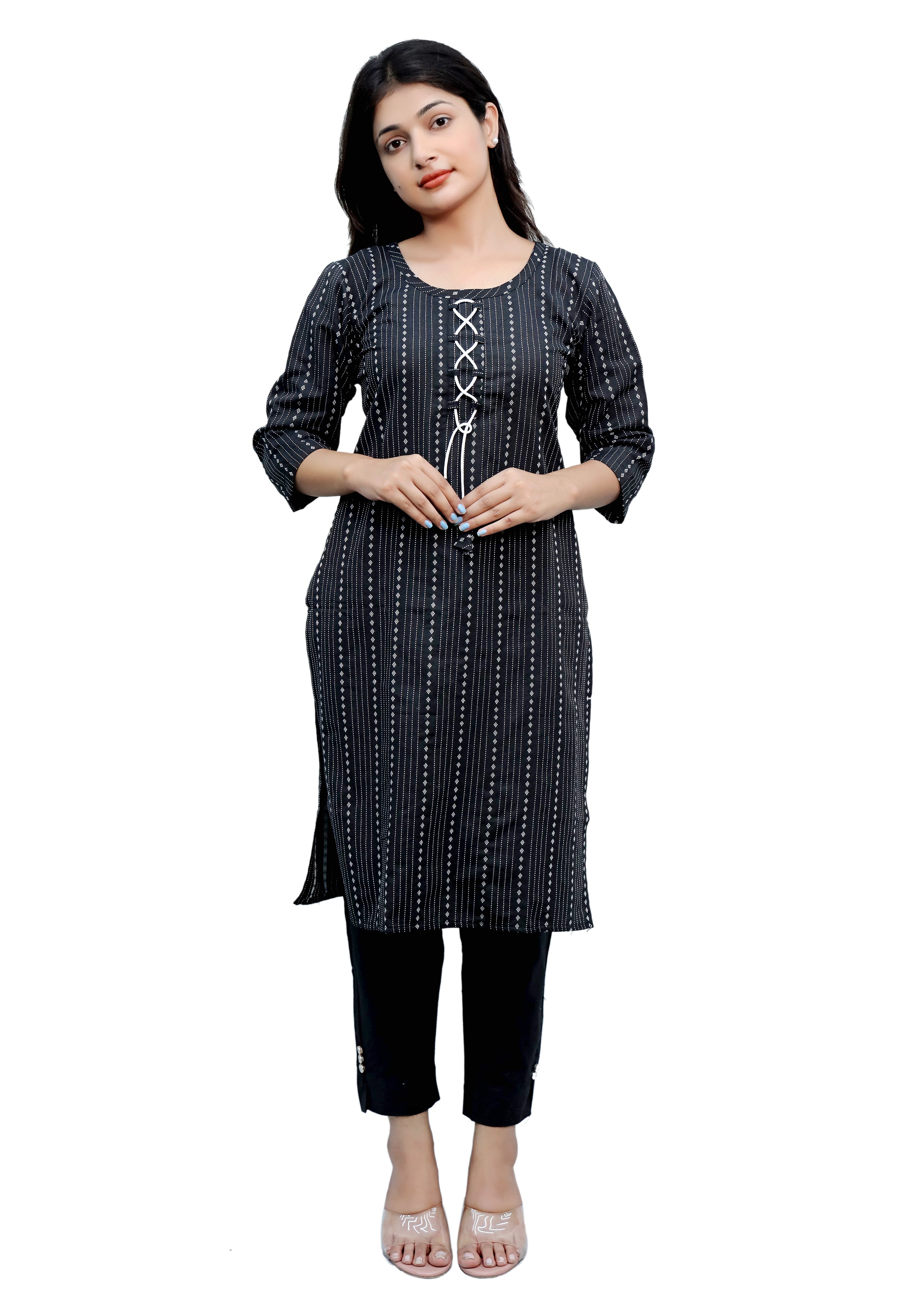 Dori - Neck Design Kurti Set