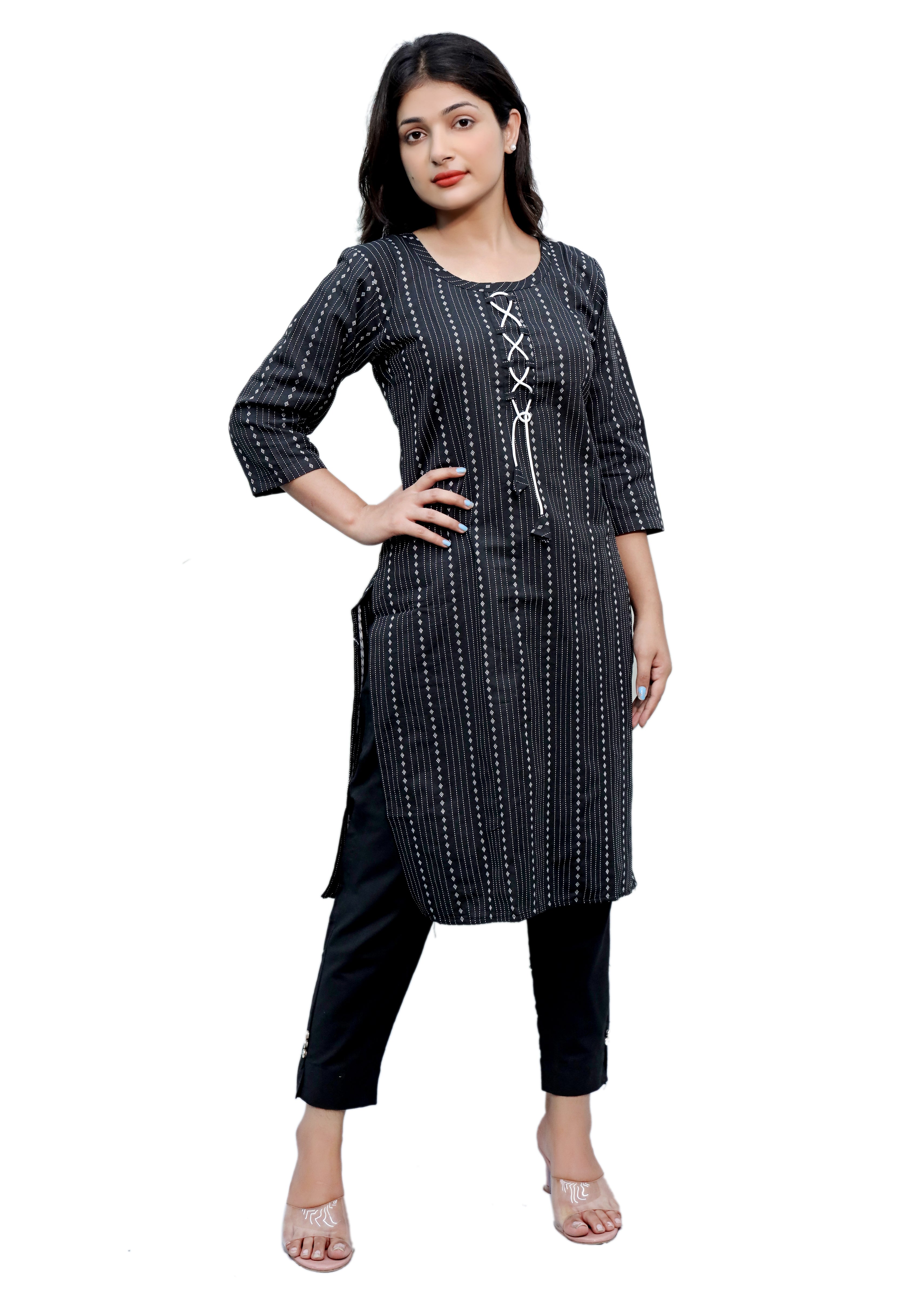 Dori - Neck Design Kurti Set