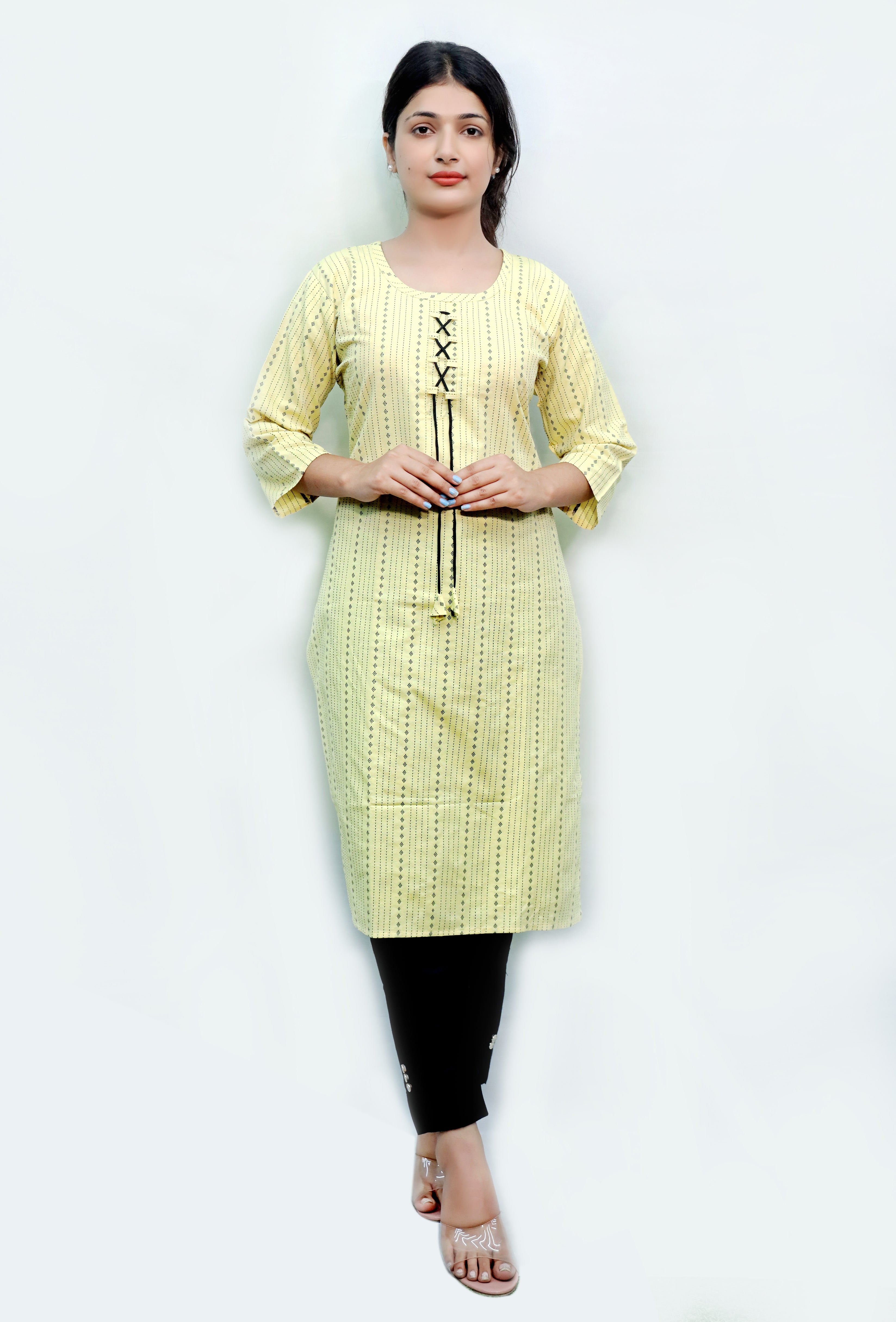 Dori - Neck Design Kurti Set