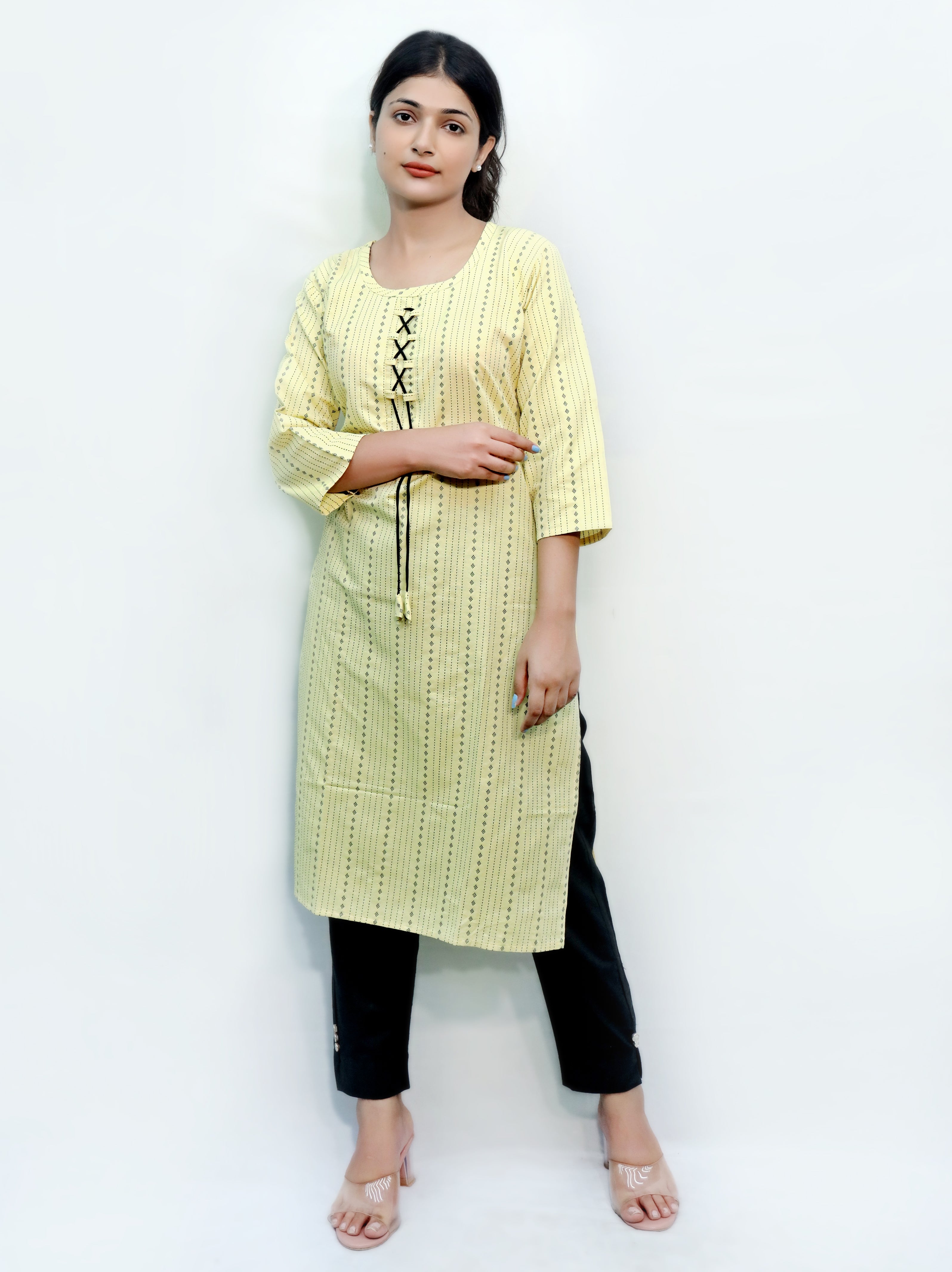 Dori - Neck Design Kurti Set